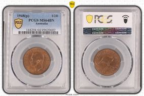 1948(p) 1/2D MS64BN