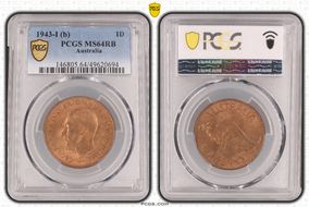 1943-I (b) 1D KM-36 MS64RB