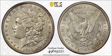 1895-O $1 AU50