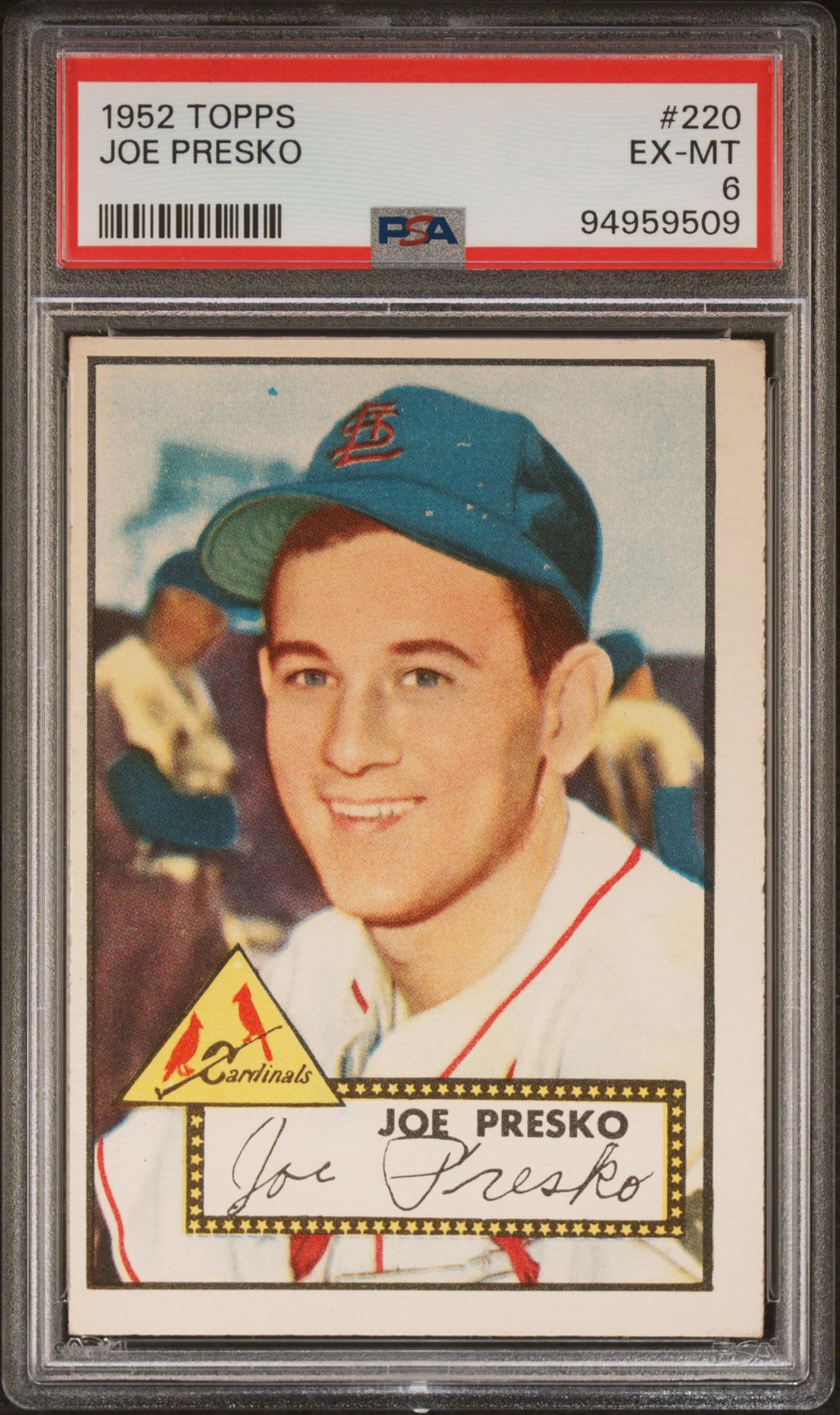 1952 Topps TOPPS #220 Joe Presko front
