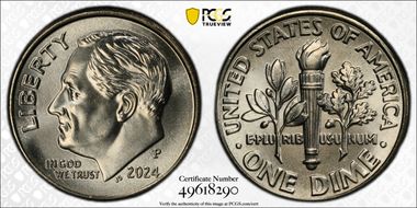 2024-P 10C MS66FB