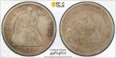 1864 $1 N1
