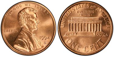 1994-D 1C MS68RD