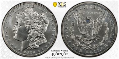 2024 $1 Morgan Dollar First Strike MS70
