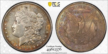 1879-S $1 VAM 35 Reverse of 1878 AU50