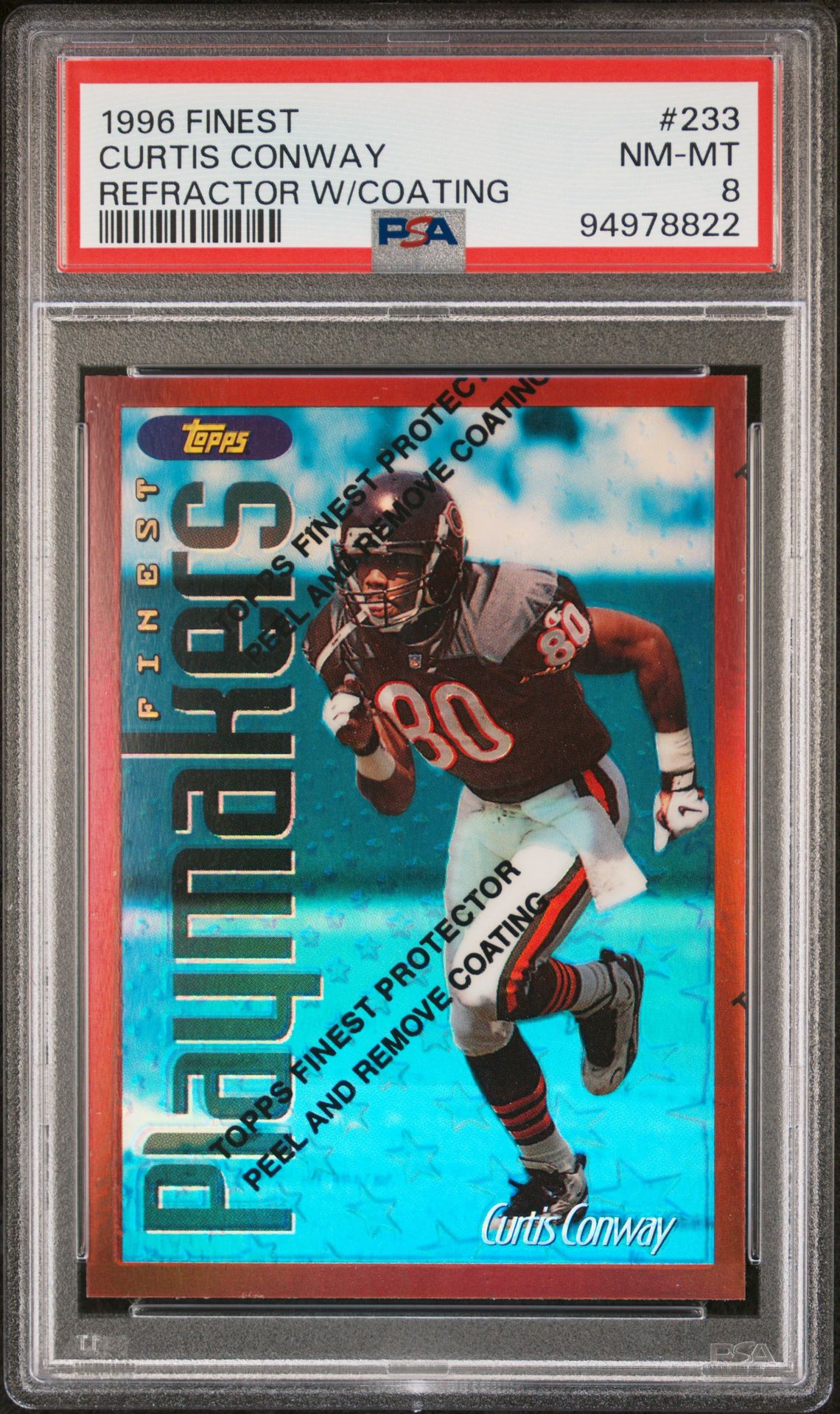 1996 Finest FINEST REFRACTOR W/COATING #233 Curtis Conway front
