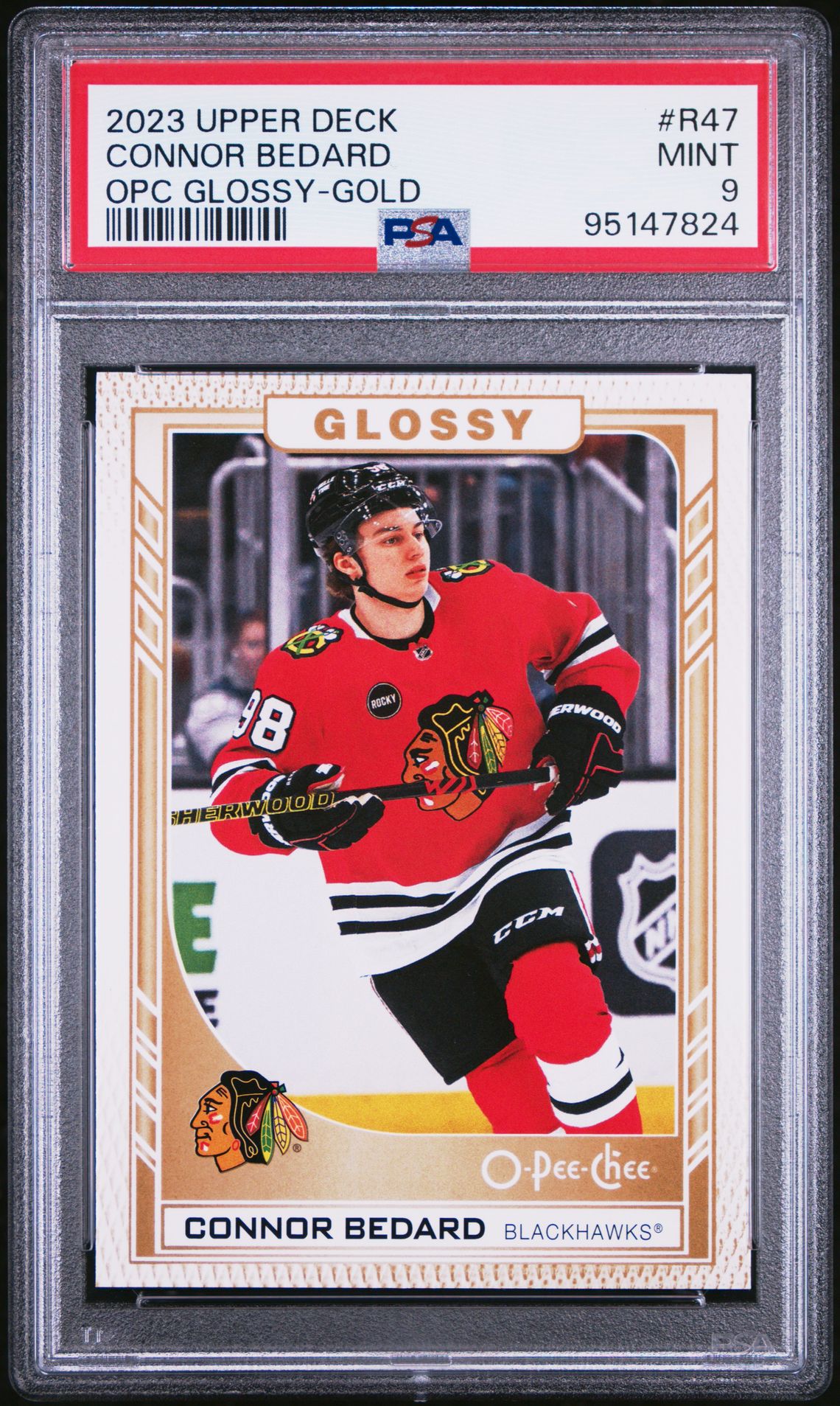 2023 Upper Deck Upper Deck O-Pee-Chee Glossy #R47 Connor Bedard front