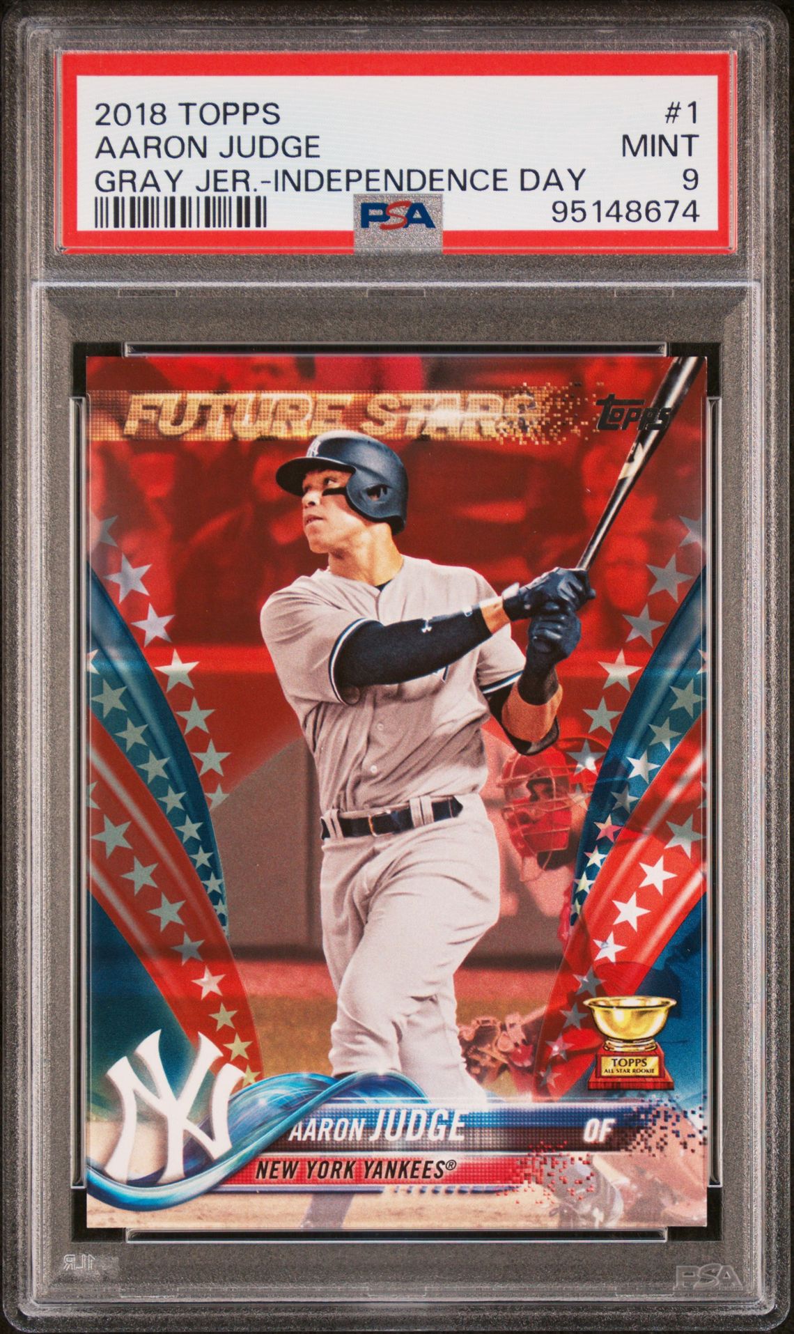 2018 Topps TOPPS INDEPENDENCE DAY #1 Aaron Judge front