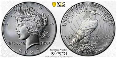 2024 $1 Peace Dollar First Strike MS69