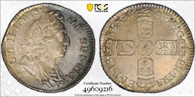 1697 6D S-3538 3rd Bust Large Crowns MS63