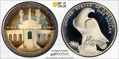 1984-S $1 Olympic PR68DCAM