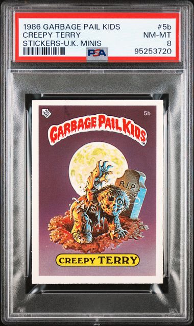 1986 Topps Garbage Pail Kids #1 Creepy Terry front