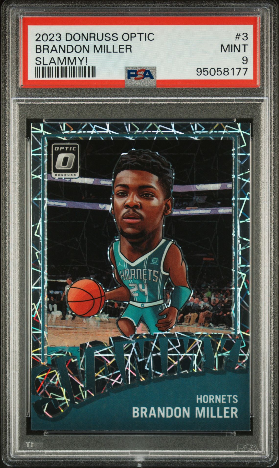 2023 Panini PANINI DONRUSS OPTIC SLAMMY! #3 Brandon Miller front