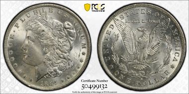 1884-O $1 MS64