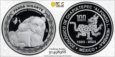 2023-Mo Medal Chapultepec Zoo Ag Panda Gigante SP70