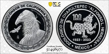 2023-Mo Medal Chapultepec Zoo Ag Condor de California SP70