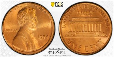 1974 1C MS67RD