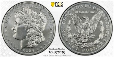 2024 $1 Morgan Dollar MS69