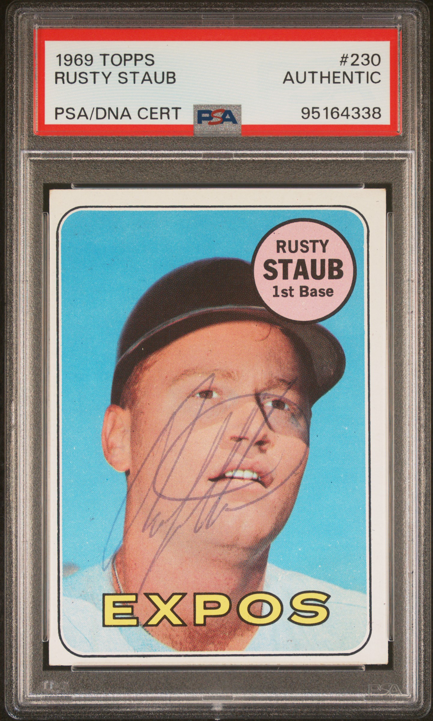 1969 Topps Rusty Staub #230 front