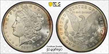 1878-CC $1 MS62