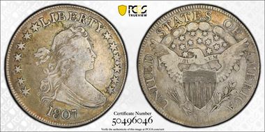 1807 50C Draped Bust F15