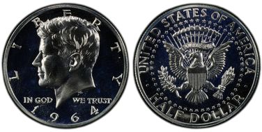 1964 50C Accented Hair PR65