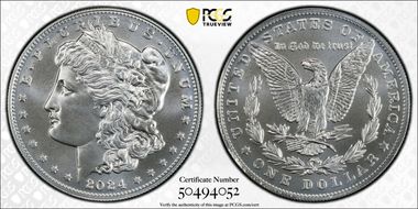 2024 $1 Morgan Dollar MS70