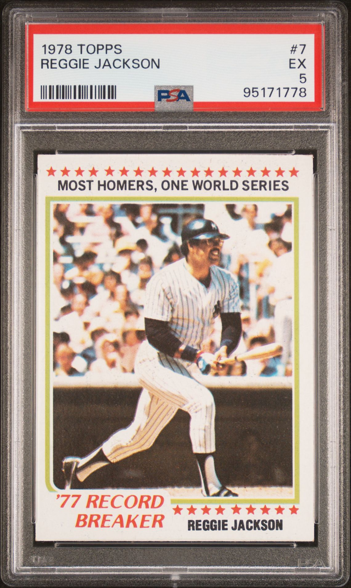 1978 Topps TOPPS #7 Reggie Jackson front