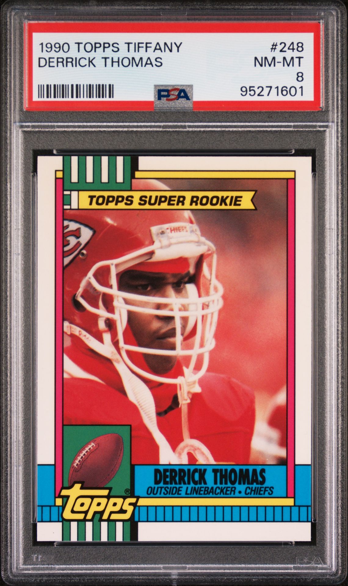 1990 Topps TOPPS TIFFANY #248 Derrick Thomas front