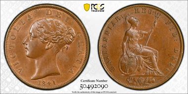 1841 1/2D S-3949 MS64BN