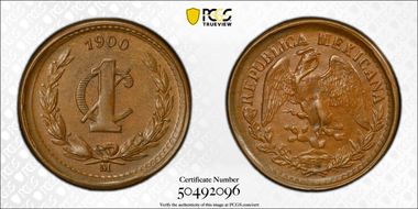 1900-M 1C Narrow date MS63BN