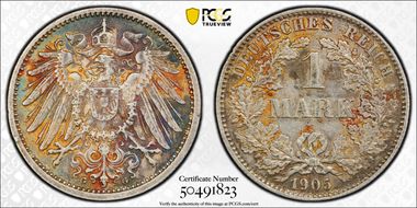 1905-G Mark J-17 AU50