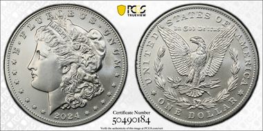 2024 $1 Morgan Dollar First Strike MS70