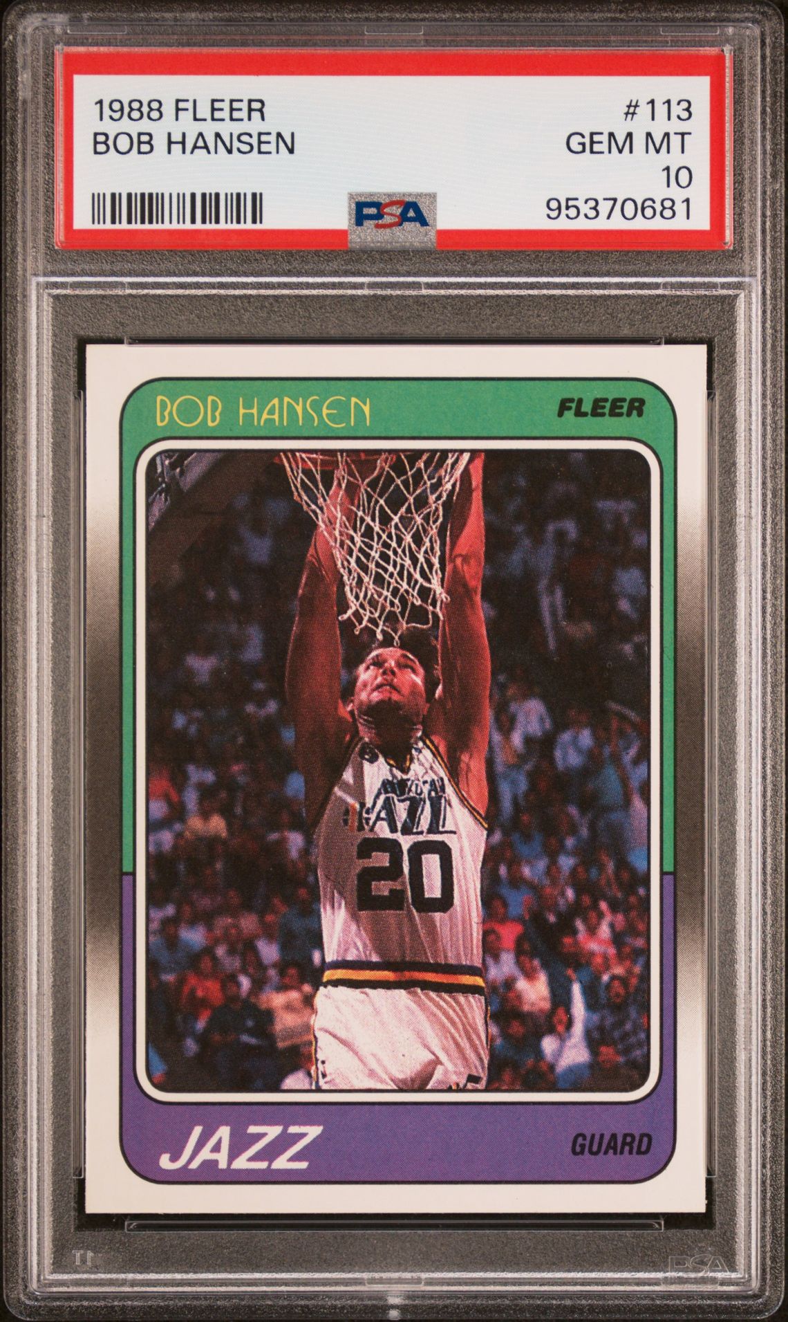 1988 Fleer FLEER #113 Bob Hansen front