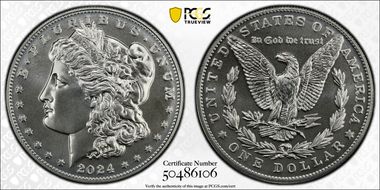 2024 $1 Morgan Dollar MS69