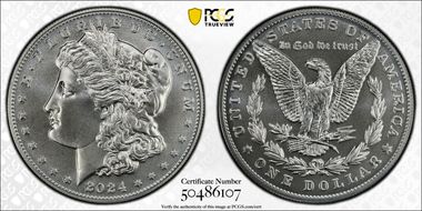 2024 $1 Morgan Dollar MS69