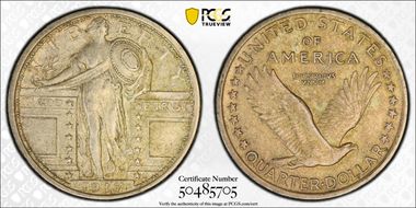 1917 25C Type 1 AU58FH