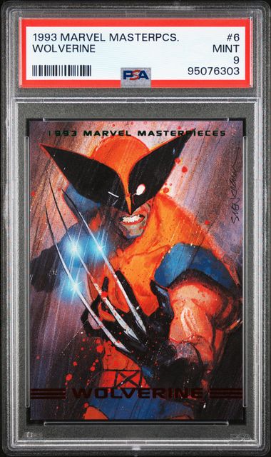 1993 Marvel Marvel Masterpieces #6 Wolverine front