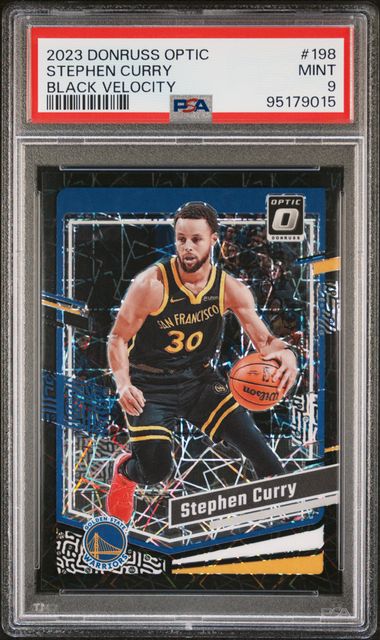2023 Panini Donruss Optic Black #198 Stephen Curry front