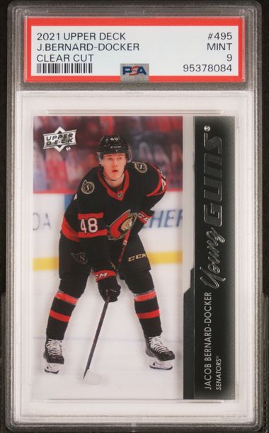 2021 Upper Deck Young Guns #495 Clear Cut Jacob front