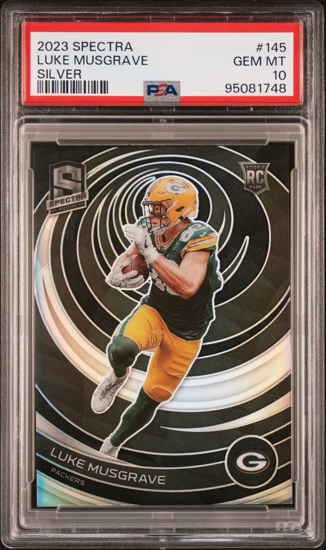 2023 Panini Spectra Luke Musgrave #145 (Silver) Gem Mt 10 front