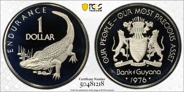 1976-FM $1 Common Caiman PR69DCAM