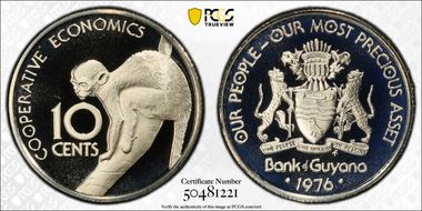 1976-FM 10C Squirrel Monkey PR69DCAM