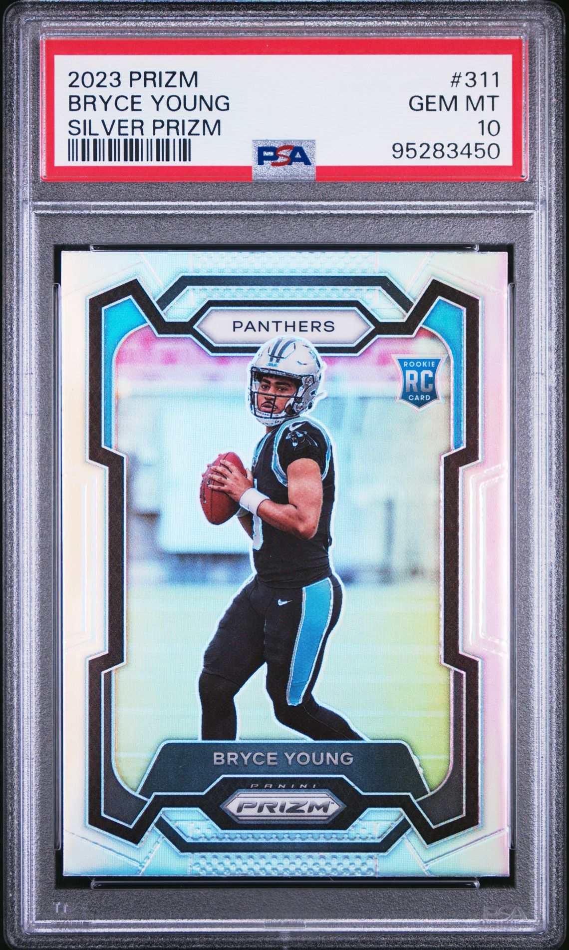 2023 Panini Prizm Bryce Young #311 (Silver Prizm) Gem Mt 10 front