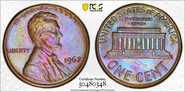 1962 1C MS66BN