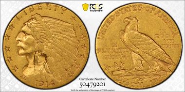 1914-D $2.50 N1