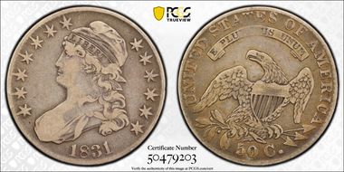 1831 50C VF25