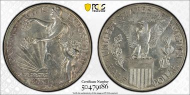 1915-S 50C Panama-Pacific MS64