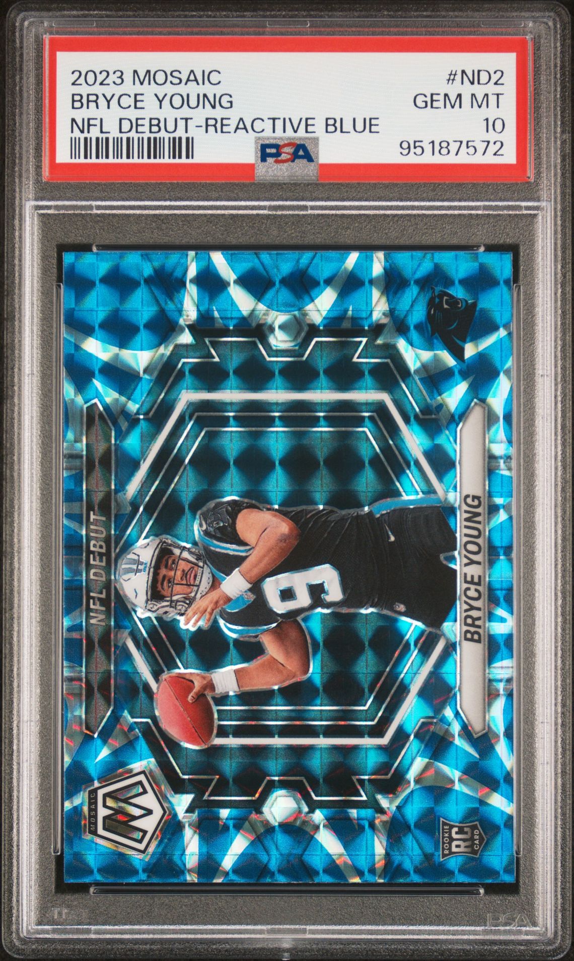 2023 Panini PANINI MOSAIC NFL DEBUT SILVER #ND2 Bryce Young front