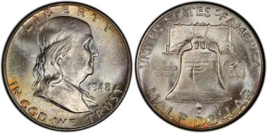 1948 50C DDR FS-801 MS66FBL